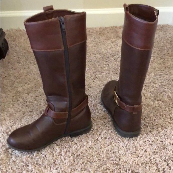 Tommy Hilfiger Shoes Little Girl Leather Boots Poshmark